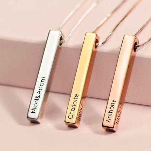 Bar Name Personalized Custom Necklace Trendseekrs